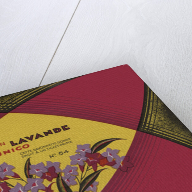 Savon Lavande Soap Label by Anonymous