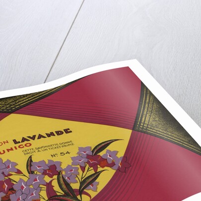 Savon Lavande Soap Label by Anonymous