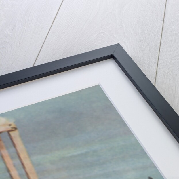 Illustration of Young Couple in a Soap Box Car by Douglass Crockwell