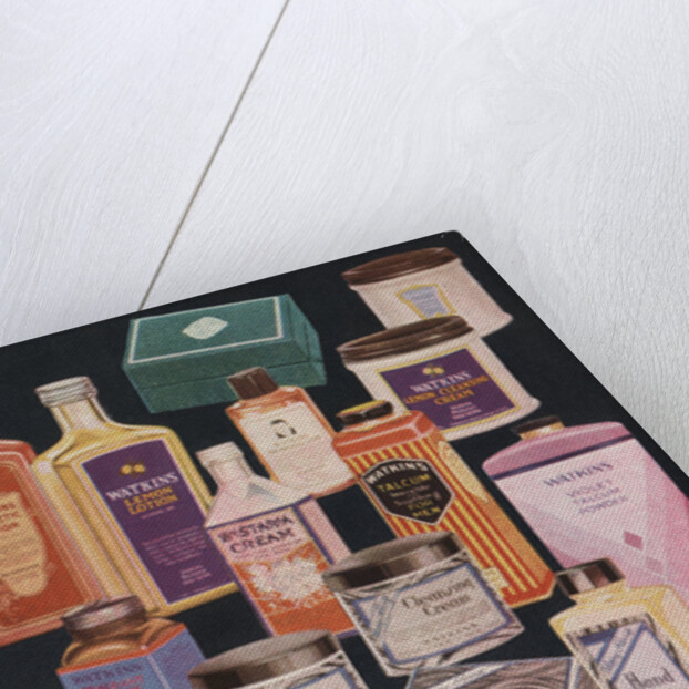Illustration of Watkins Beauty Products by Anonymous