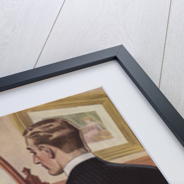 Royal Tailors Illustration of Man Looking in Mirror by Anonymous