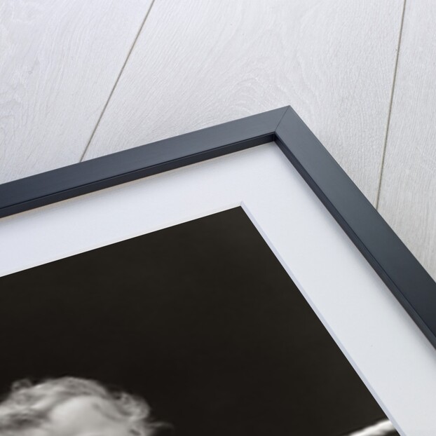 1930s Baby Seated On Stool In Boxing Ring Wearing Oversized Boxing Gloves Wearing Diaper by Anonymous