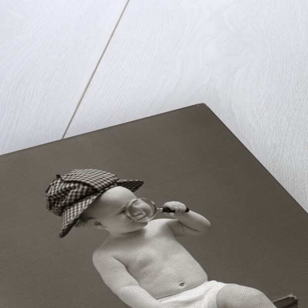 1940s Baby Sherlock Holmes In Diaper by Anonymous