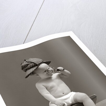 1940s Baby Sherlock Holmes In Diaper by Anonymous