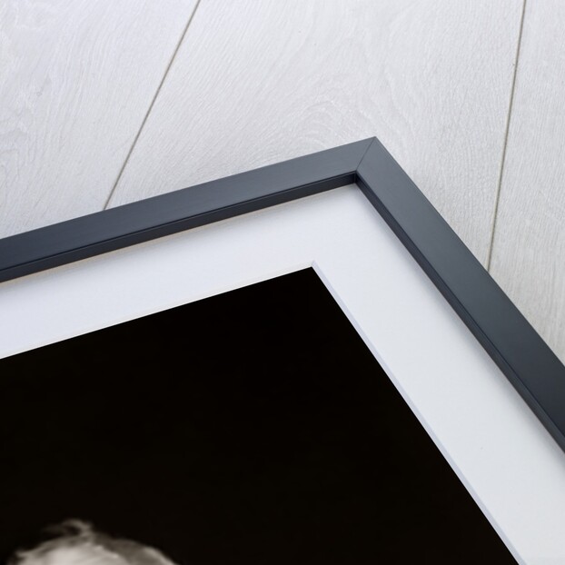 1940s Curly Haired Boy Toddler Leaning And Kissing Cute Baby by Anonymous