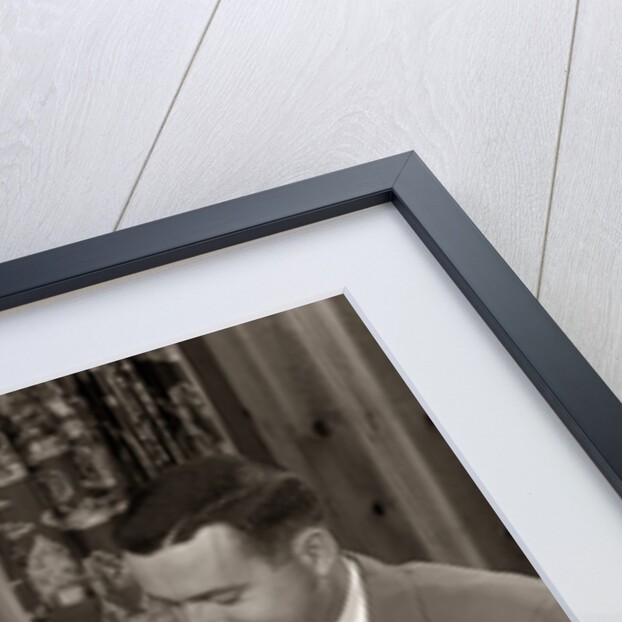 1950s Couple Man Woman Dining In Restaurant by Anonymous