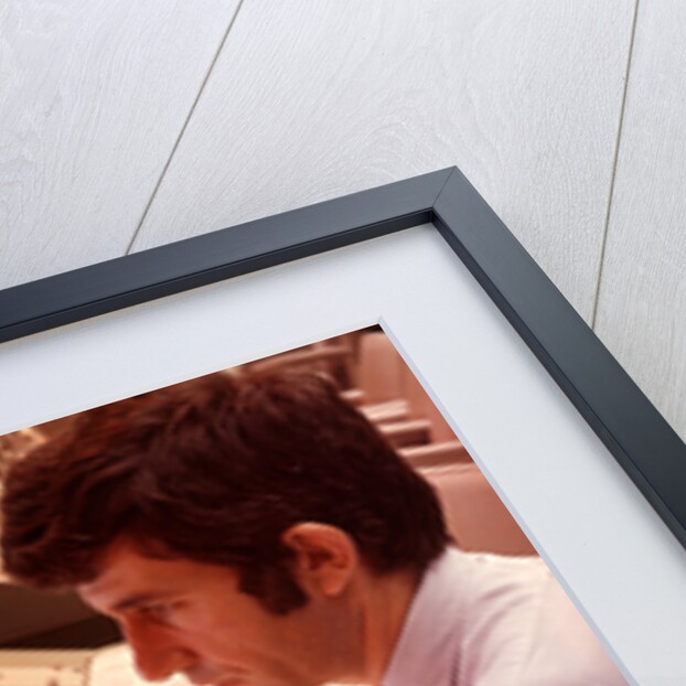 1970s Man Sitting At Control Panel Of NASA Mission Control by Anonymous