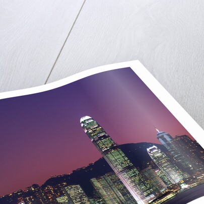 Skyline of Central District in Hong Kong by Anonymous