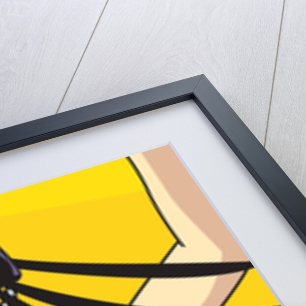 Girl with Headphones by Anonymous