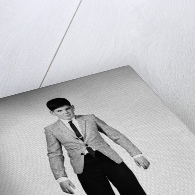 1950s 1960s Overgrown Boy In Tight Suit by Anonymous