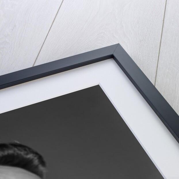 1950s Young Man Shaving With Safety Razor by Anonymous