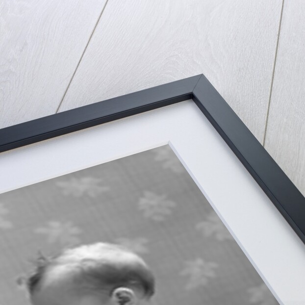 1930s 1940s Twin Babies Wearing Diapers Together Sitting On A Bench Side By Side Studio by Anonymous