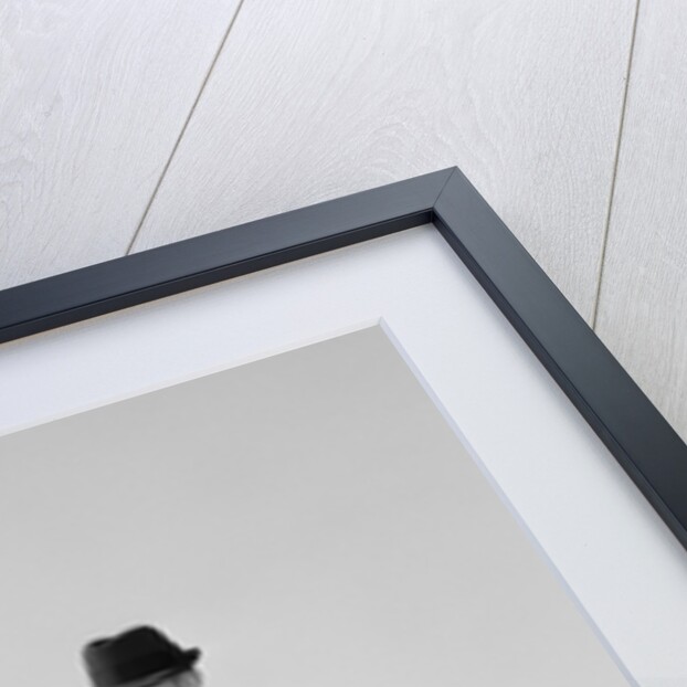 1960s Two Business Men Briefcase Exit Airplane Steps by Anonymous