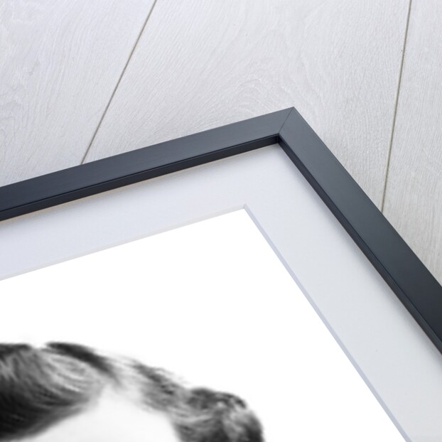 1940s Worried Woman Frowning Holding Hand To Cheek by Anonymous