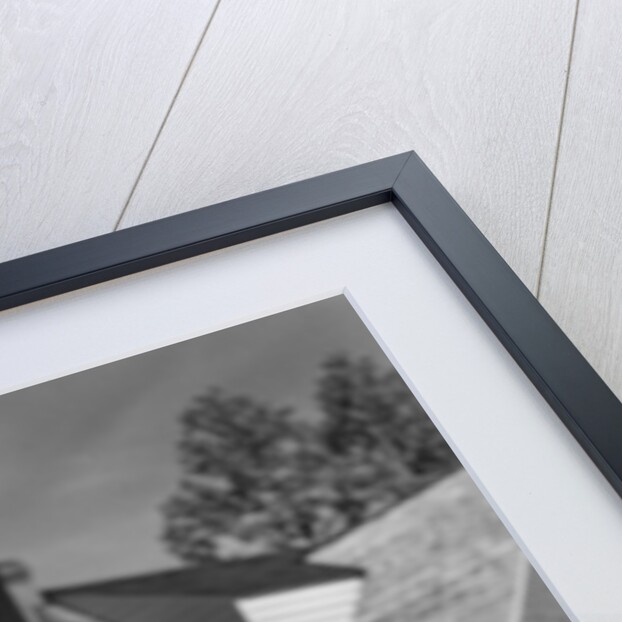 1940s Boy Sitting In Wagon by Anonymous