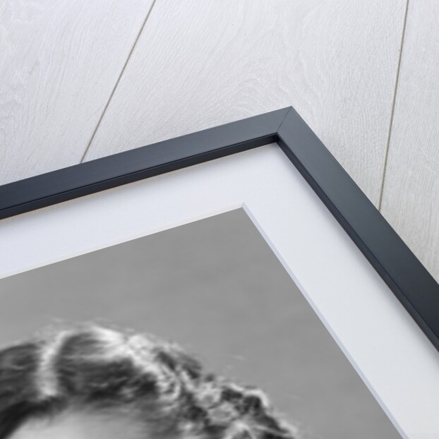 1950s Portrait Woman Holding A Glass Of Milk Studio by Anonymous