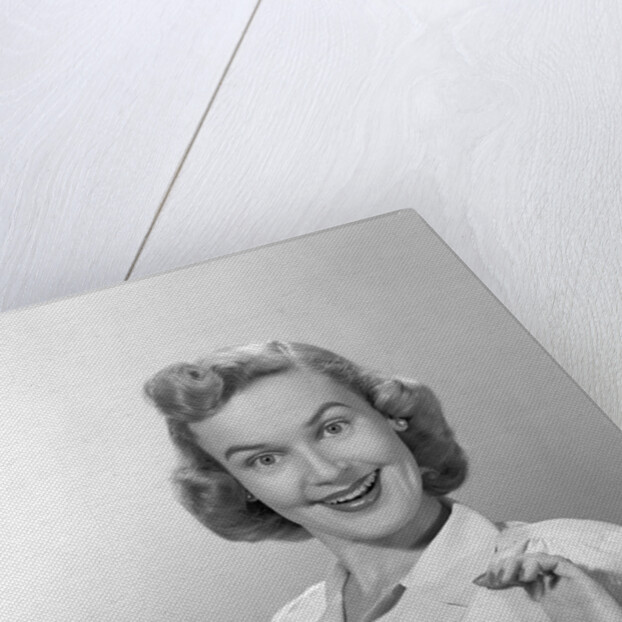 1950s Portrait Of Proud Woman by Anonymous