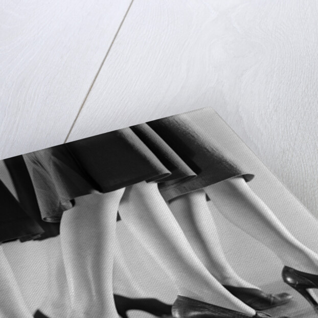 1940s Women Legs Only Walking High Heeled Shoes by Anonymous