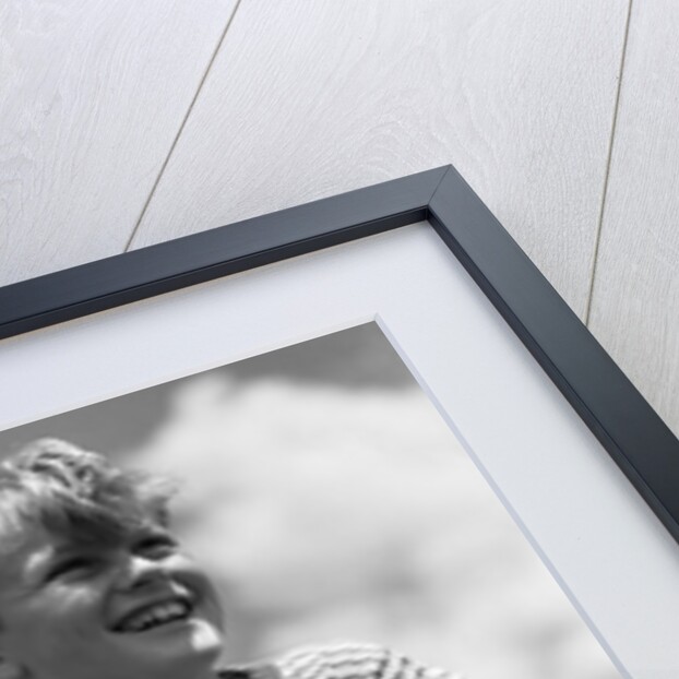 1930s Boy And Girl Bright Summer Day Sky With Clouds by Anonymous