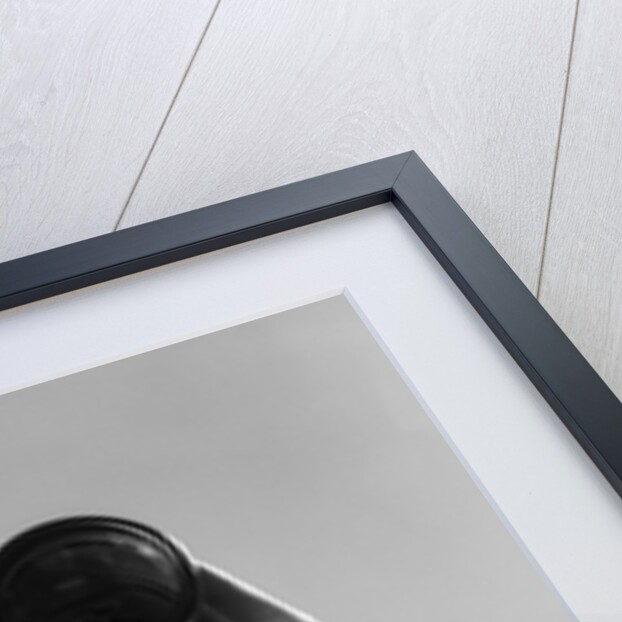 1960s Woman Looking Through Binoculars by Anonymous