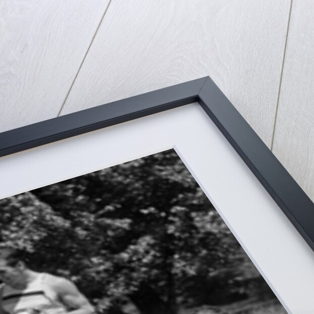1930s Two Couples Having Summer Picnic With Food And Drink Spread Out On Blanket The Tip Of A Canoe Is Visible by Anonymous