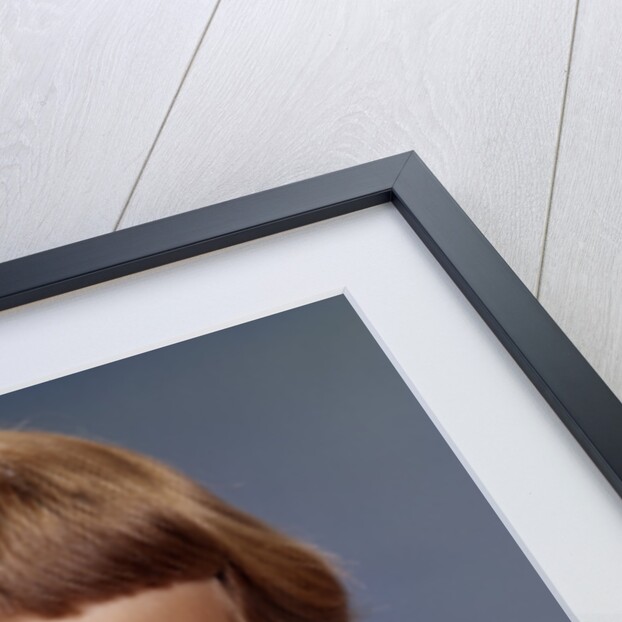 1960s Retro Girl Ice Cream Cone Smile by Anonymous