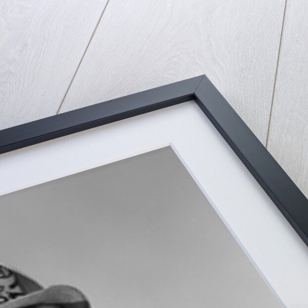 1940s Boy Playing Fireman In Toy Fire Truck Wearing Fireman's Safety Hat Holding Steering Wheel by Anonymous