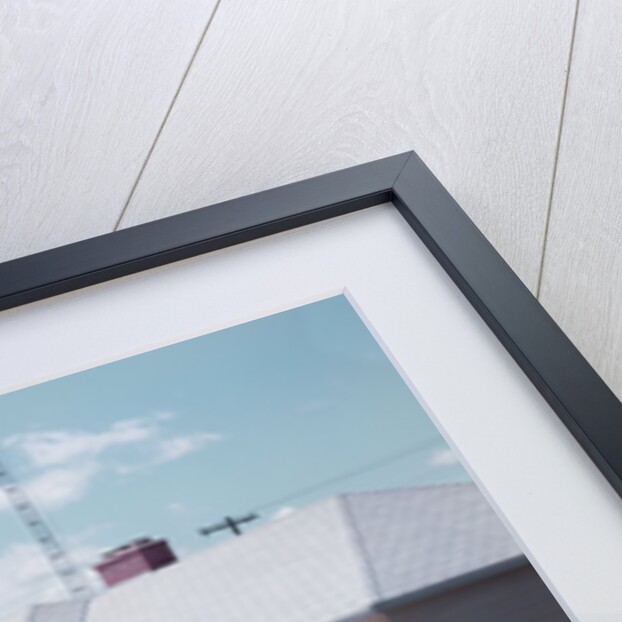 1950s Suburban Single Family House Driveway Garage by Anonymous