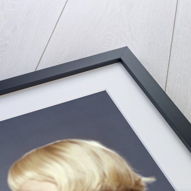 1950s 1960s Girl With Pet Bird Parakeet On Her Finger by Anonymous