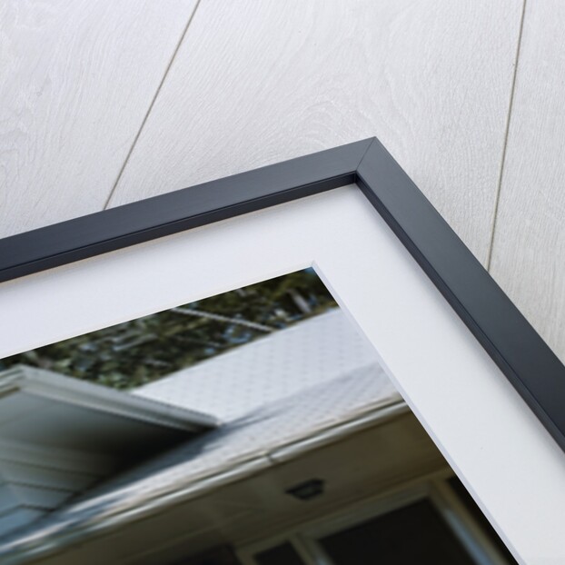 1950s Woman and Daughter Waiting At Front Steps For Man Coming Home by Anonymous