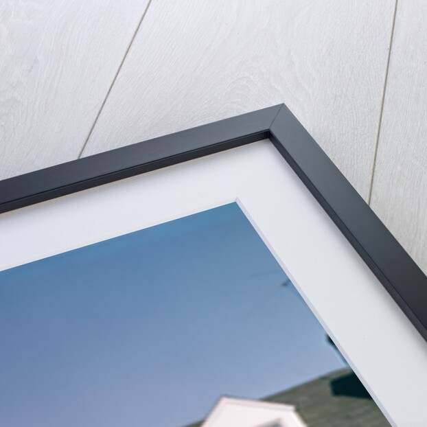 1960s Portrait Family Father Mother Two Sons Standing Together In Front Of Suburban House by Anonymous