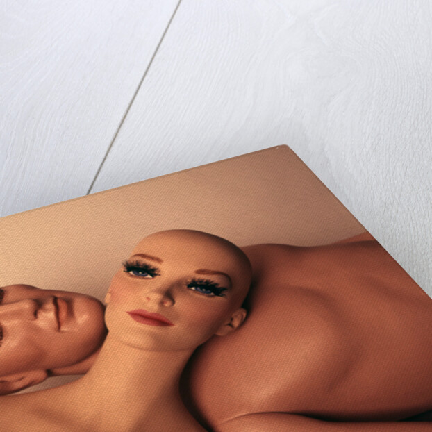 1970s Couple Nude Man Woman Mannequins Models Dummies Fake Unreal People by Anonymous
