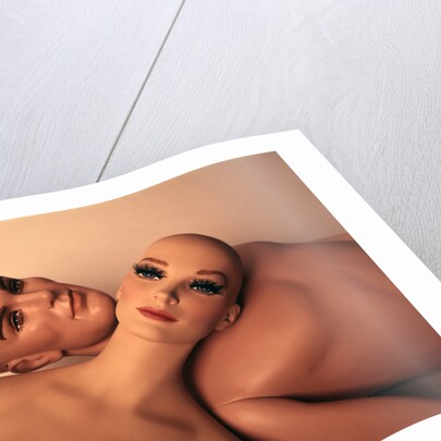 1970s Couple Nude Man Woman Mannequins Models Dummies Fake Unreal People by Anonymous