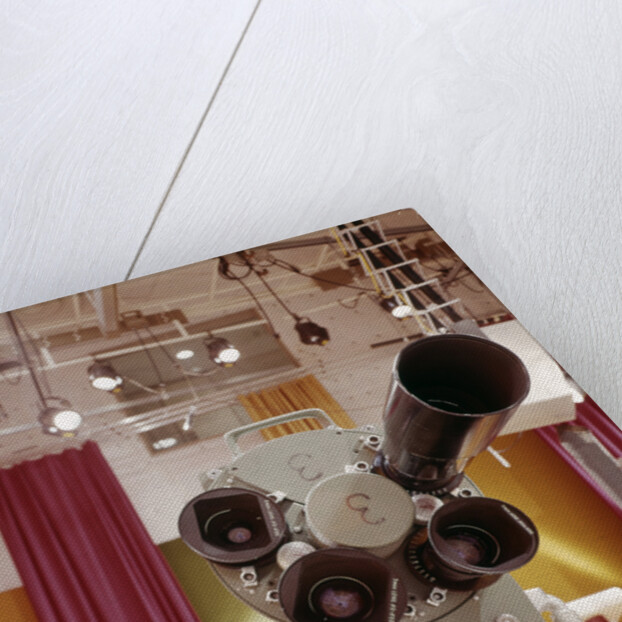 1960s Close-Up Frontal View Of Multi Lens Television Camera In Studio by Anonymous