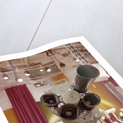 1960s Close-Up Frontal View Of Multi Lens Television Camera In Studio by Anonymous