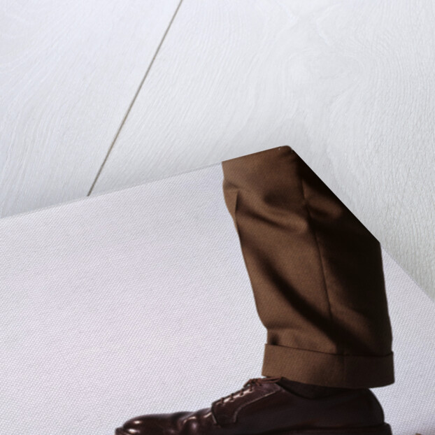 1970s Male Foot About To Step On Banana Peel by Anonymous