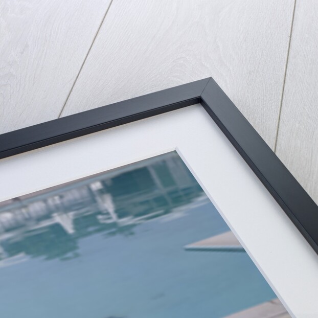 1960s Elegant Tall Woman In Bathing Suit Reclining On A Lounge Chair By Swimming Pool by Anonymous