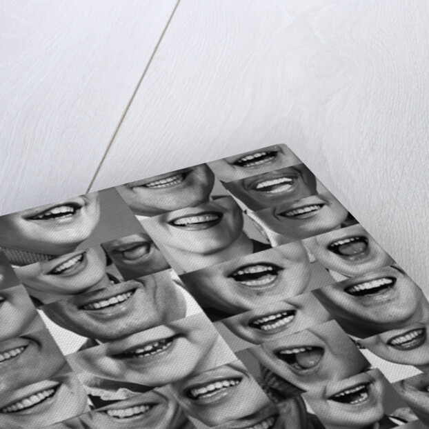 1960s 1970s Montage Of Mouths Of All Sexes And Ages by Anonymous
