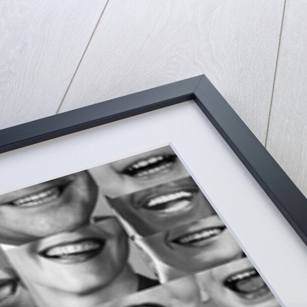 1960s 1970s Montage Of Mouths Of All Sexes And Ages by Anonymous