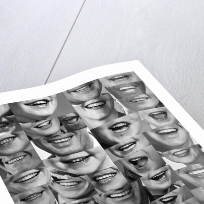 1960s 1970s Montage Of Mouths Of All Sexes And Ages by Anonymous
