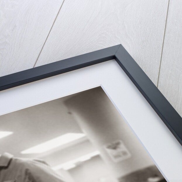 1950s 1960s Woman Handbag On Arm Gloves Filling Out Deposit Slip Bank Counter by Anonymous