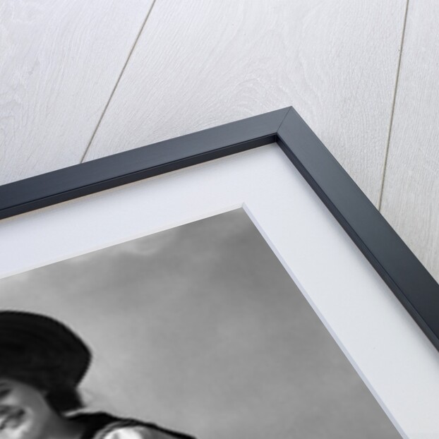 1910s 1920s Woman Wearing Dress With Sailor Style Collar by Anonymous