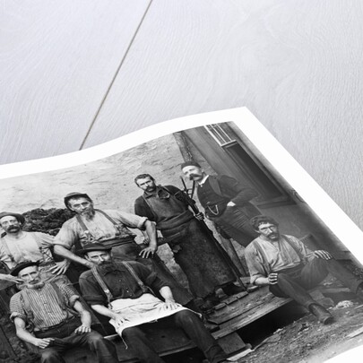 1890s 9 Carpet Mill Workers by Anonymous