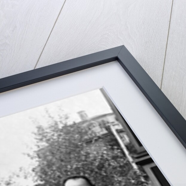1890s 1900 Two Bearded Men In Suits Holding Bowler Hats Sitting On Stairs In Front Of House by Anonymous
