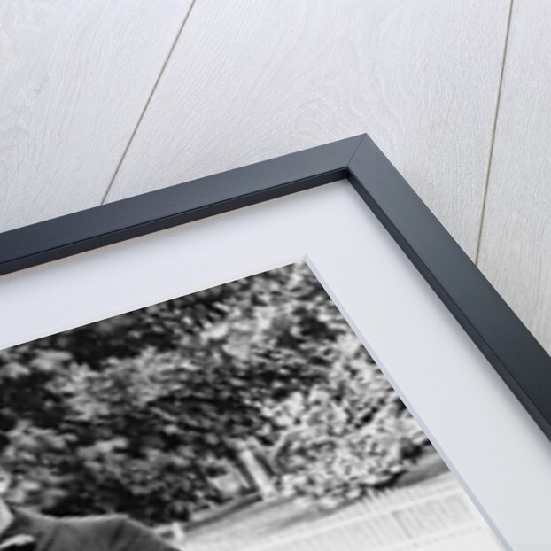 1880s 1890s Man Called Wheelman Next To High Wheel Ratchet Drive Bicycle by Anonymous