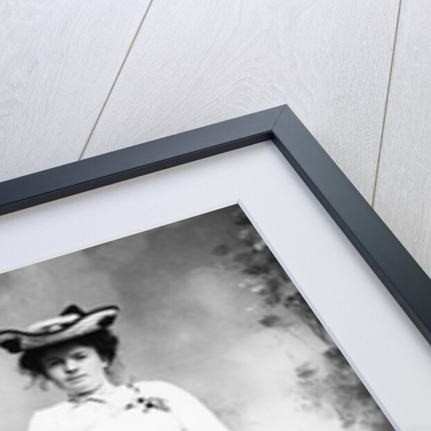1890s 1900 Portrait Serious Couple Holding Hands Together In Rustic Studio Setting by Anonymous