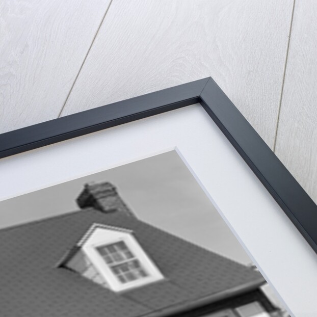 1940s Couple Looking At House by Anonymous
