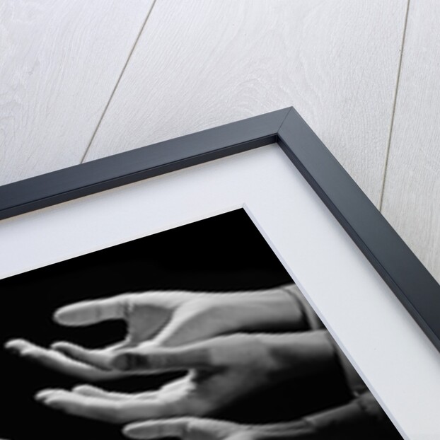 1960s Multiple Exposure Montage Male Hands Begging For A Hand Out by Anonymous