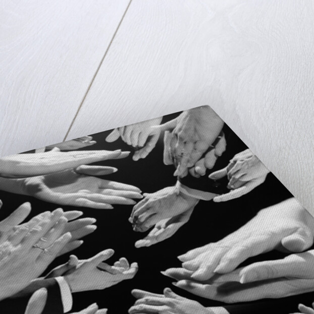1950s Montage Of Many Man And Woman Hands Clapping by Anonymous