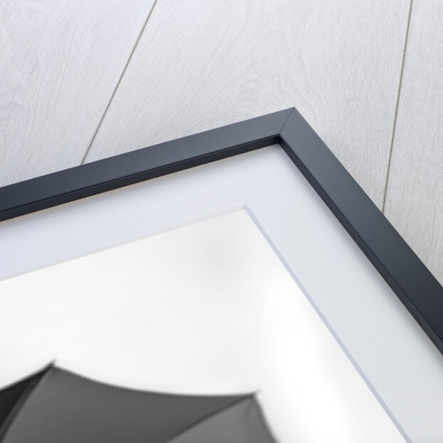 1960s Woman With Umbrella Holding Bags Of Money Save Your Money For A Rainy Day by Anonymous